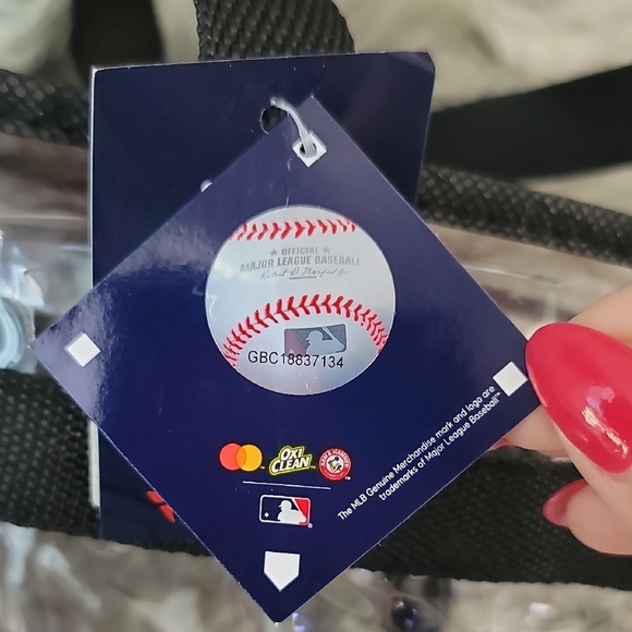 Clear Tote Bag with Red Sox Logo-NWT - Picture 3 of 9